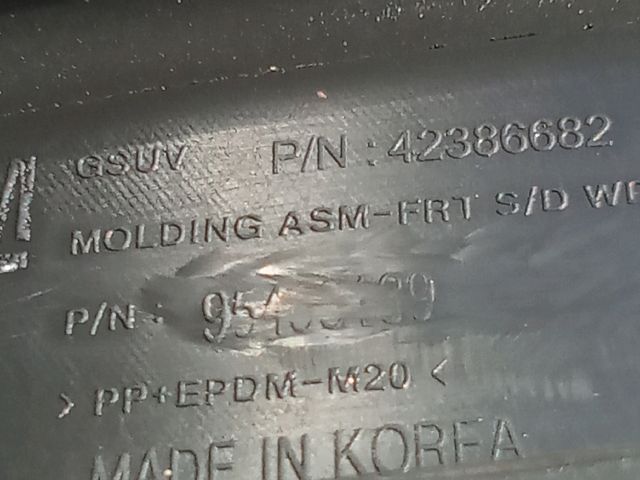 bontott OPEL MOKKA Jobb első Ajtó Díszléc