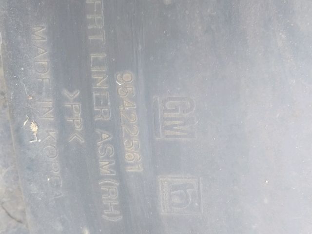 bontott OPEL MOKKA Jobb első Első Dobbetét (Kerékjárati, Műanyag)