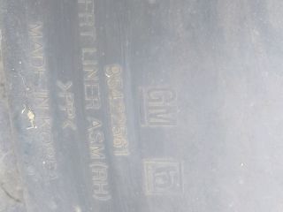 bontott OPEL MOKKA Jobb első Első Dobbetét (Kerékjárati, Műanyag)