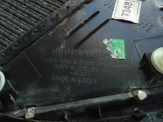 bontott OPEL MOKKA Jobb első Sárvédő Díszléc