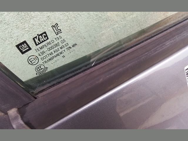 bontott OPEL MOKKA Jobb hátsó Fixüveg (Ajtóban)