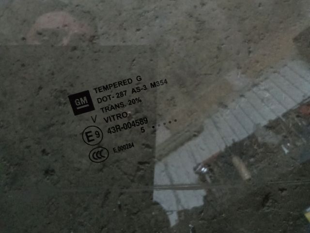 bontott OPEL MOKKA Jobb hátsó Fixüveg (Ajtóban)