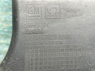 bontott OPEL MOKKA Jobb hátsó Oldal Lökhárító Tartó (Műanyag)