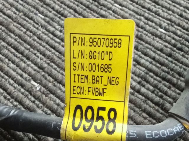 bontott OPEL MOKKA Negatív Kábel