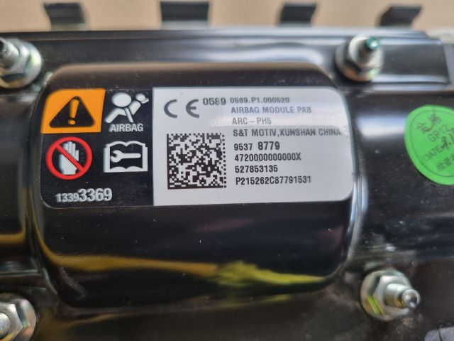 bontott OPEL MOKKA Utasoldali Légzsák