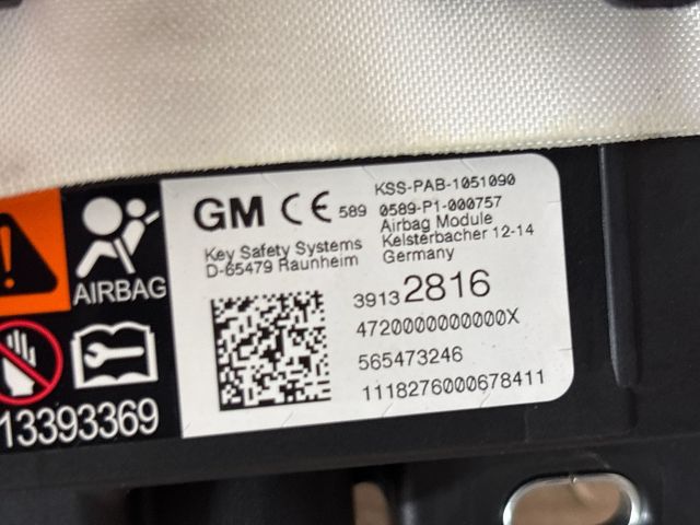 bontott OPEL MOKKA Utasoldali Légzsák