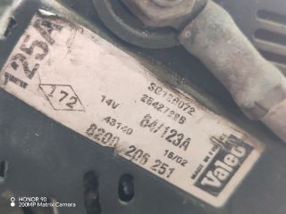 bontott OPEL MOVANO Generátor