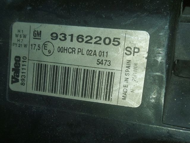 bontott OPEL TIGRA Bal Fényszóró