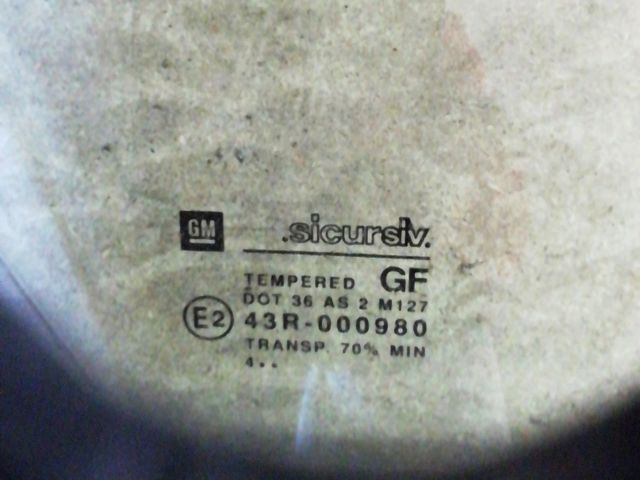 bontott OPEL TIGRA Jobb A Oszlop Oldalablak Üveg