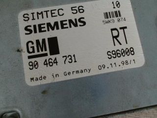 bontott OPEL VECTRA B Motorvezérlő