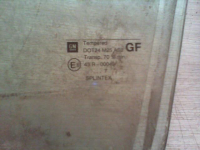 bontott OPEL VECTRA B Bal hátsó Ablak