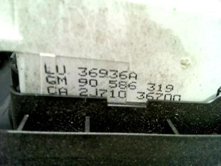 bontott OPEL VECTRA B Fűtéskapcsoló