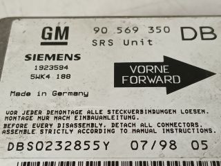 bontott OPEL VECTRA B Légzsák Elektronika