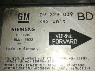 bontott OPEL VECTRA B Légzsák Elektronika