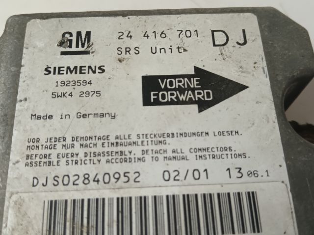 bontott OPEL VECTRA B Légzsák Elektronika