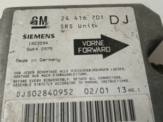 bontott OPEL VECTRA B Légzsák Elektronika