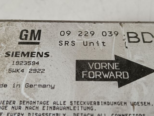 bontott OPEL VECTRA B Légzsák Elektronika