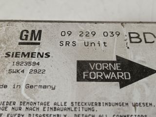 bontott OPEL VECTRA B Légzsák Elektronika