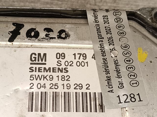 bontott OPEL VECTRA C Motorvezérlő