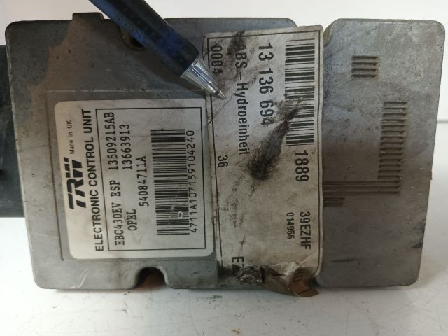 bontott OPEL VECTRA C ABS Kocka