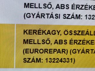 bontott OPEL VECTRA C Első Kerékagy (Pozíciófüggetlen)