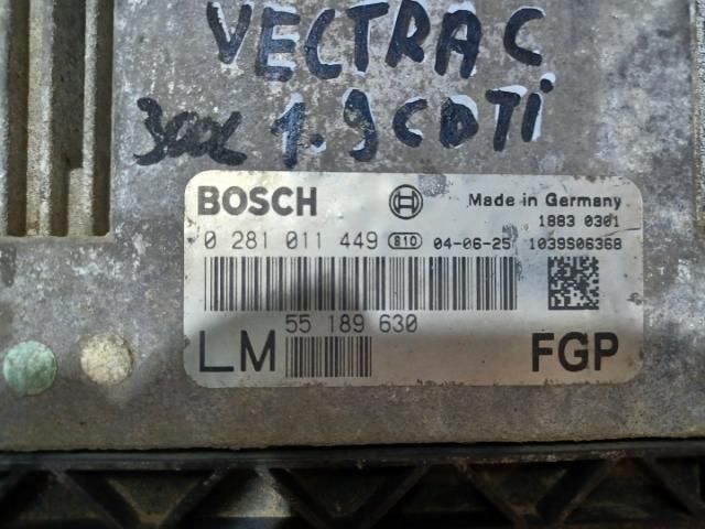 bontott OPEL VECTRA C Motorvezérlő