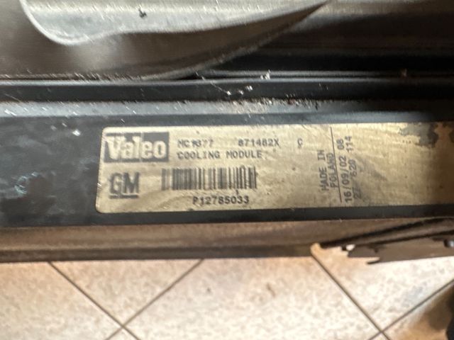 bontott OPEL VECTRA C Intercooler