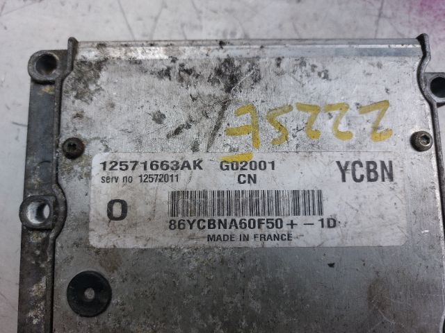 bontott OPEL VECTRA C Motorvezérlő