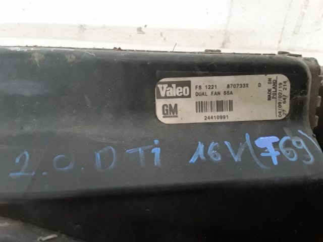 bontott OPEL VECTRA C Hűtő Ventilátor(ok), Radiátor(ok) Szett