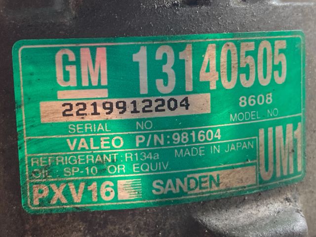 bontott OPEL VECTRA C Klímakompresszor