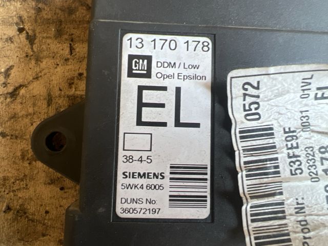 bontott OPEL VECTRA C Bal első Ajtó Vezérlőegység