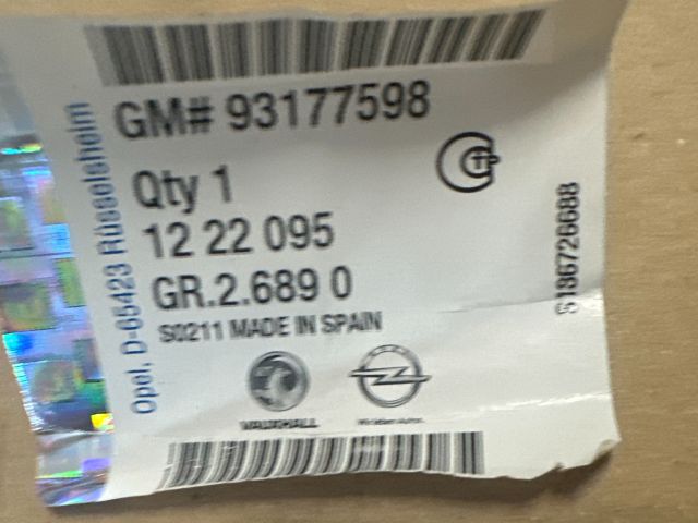 bontott OPEL VECTRA C Bal Hátsó Lámpa