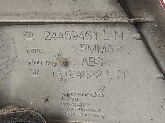 bontott OPEL VECTRA C Bal Külső Hátsó Lámpa