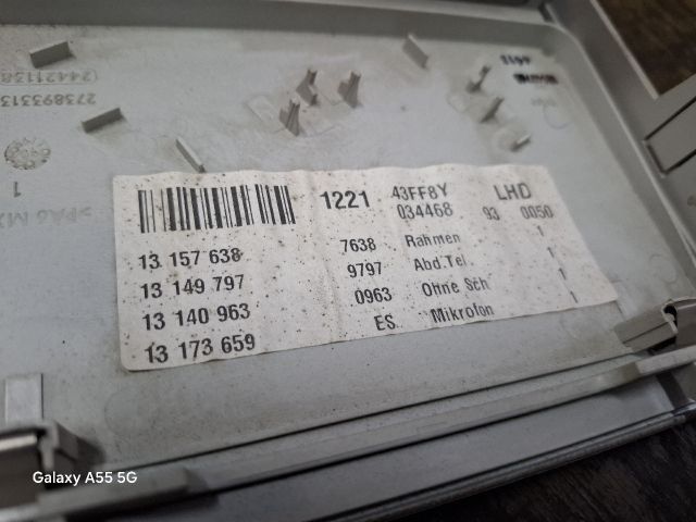 bontott OPEL VECTRA C Beltér Világítás Első