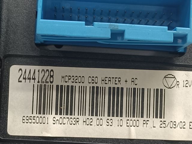 bontott OPEL VECTRA C Fűtéskapcsoló (manuális klímás)