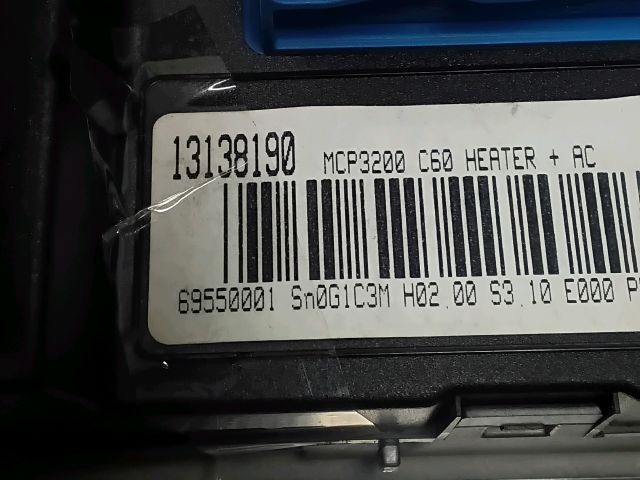 bontott OPEL VECTRA C Fűtéskapcsoló (manuális klímás)