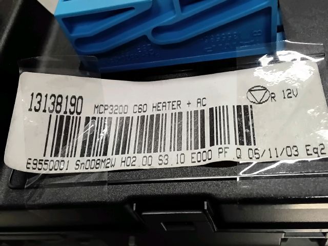 bontott OPEL VECTRA C Fűtéskapcsoló (manuális klímás)