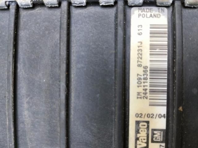 bontott OPEL VECTRA C Intercooler
