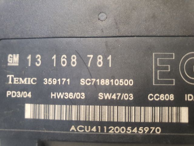 bontott OPEL VECTRA C Komfort Elektronika