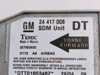 bontott OPEL VECTRA C Légzsák Elektronika