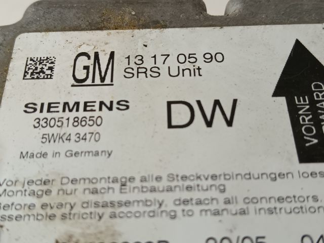 bontott OPEL VECTRA C Légzsák Elektronika