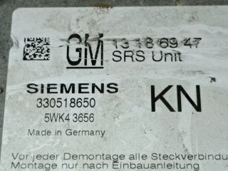 bontott OPEL VECTRA C Légzsák Elektronika