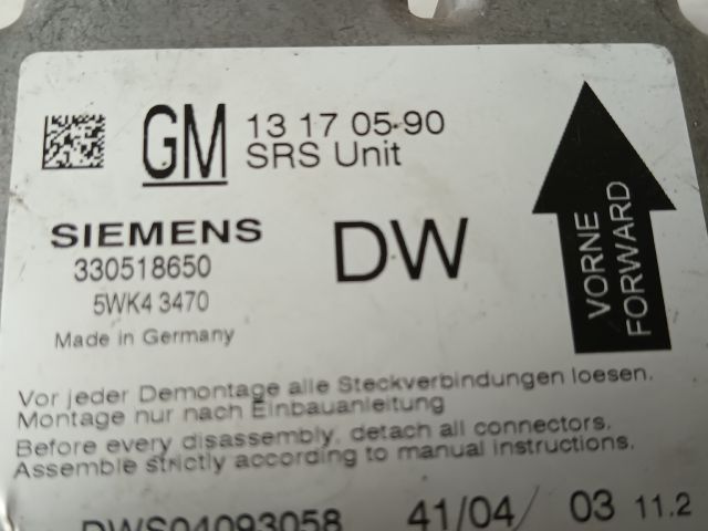 bontott OPEL VECTRA C Légzsák Elektronika