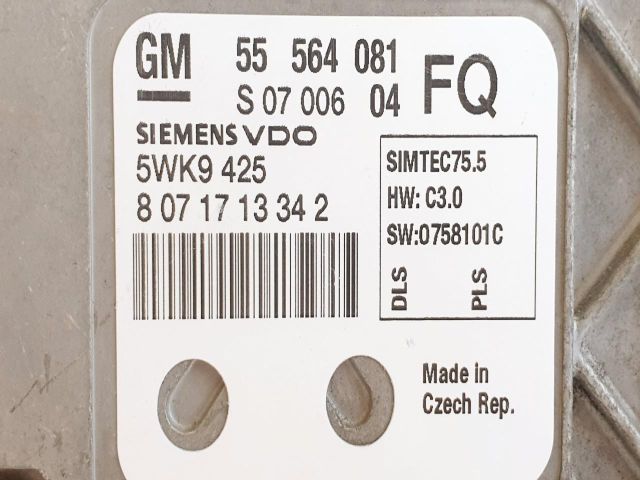 bontott OPEL VECTRA C Motorvezérlő