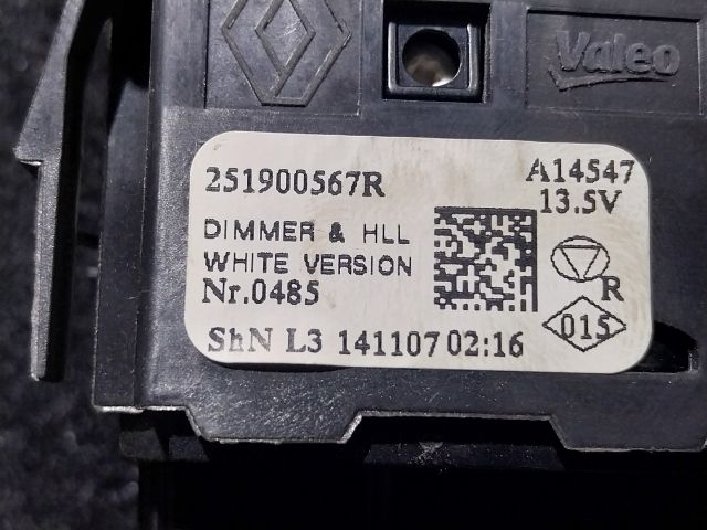 bontott OPEL VIVARO Fényszórómagasság Állító Kapcsoló