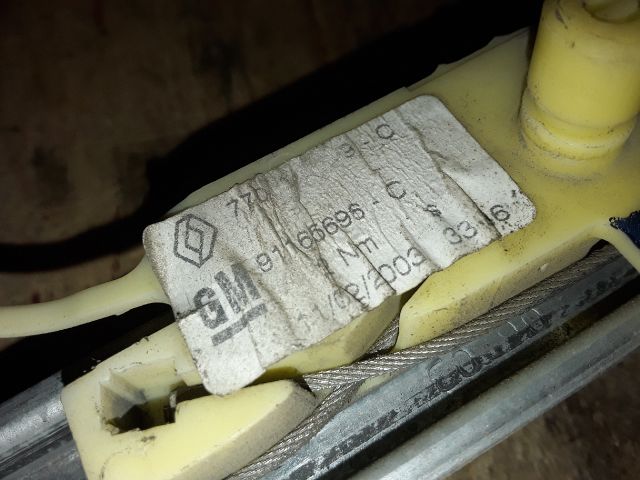 bontott OPEL VIVARO Jobb első Ablakemelő Szerkezet (Mechanikus)