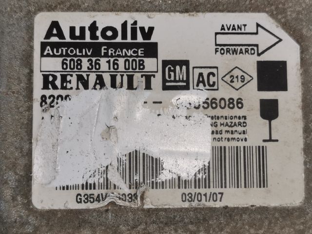 bontott OPEL VIVARO Légzsák Elektronika