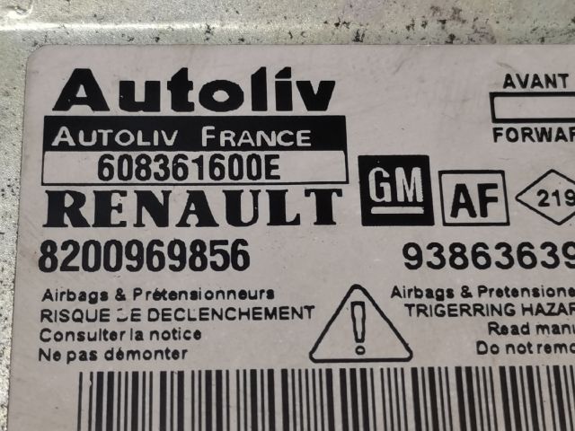 bontott OPEL VIVARO Légzsák Elektronika