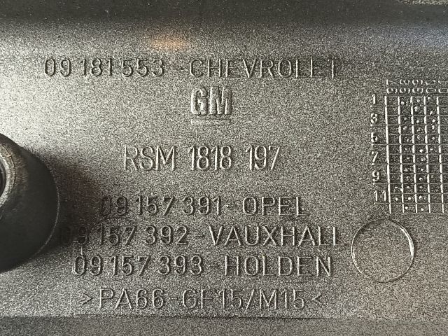 bontott OPEL ZAFIRA A Felső Motorburkolat