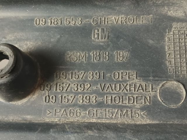 bontott OPEL ZAFIRA A Felső Motorburkolat